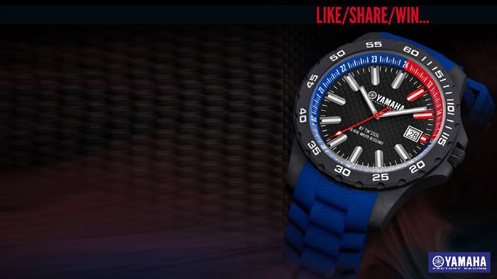 Like, share, και κερδίστε ένα όμορφο ρολόι Yamaha Factory Racing!