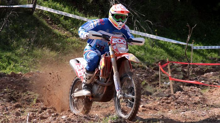Την πρώτη νίκη για την KTM στο Παν. Πρωτάθλημα Enduro πήρε ο Αλέξης Ζώρας στην Ε2.
