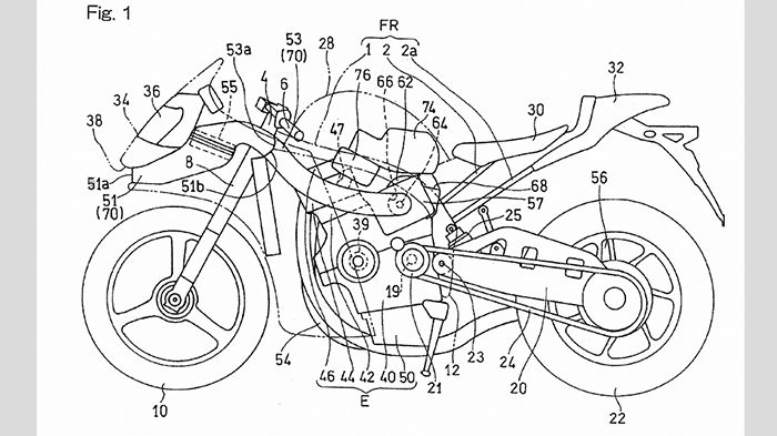 Το σχέδιο με το υπερτροφοδοτούμενο 600 τοποθετεί τον κομπρέσορα στο ίδιο σημείο όπως και στο H2R, πίσω ακριβώς από το μποκ των κυλίνδρων.