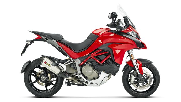 Akrapovic Evolution titanium για Ducati Multistrada.