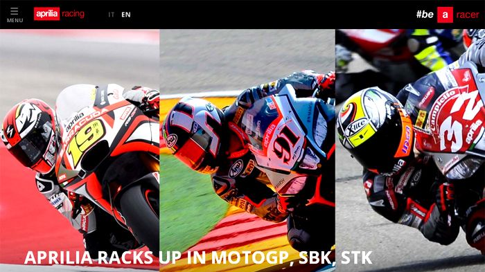 Οι οπαδοί της Aprilia είναι πλέον σε θέση να βιώσουν όλο τον ενθουσιασμό των αγώνων, από οπουδήποτε στον κόσμο, σχεδόν σε πραγματικό χρόνο!