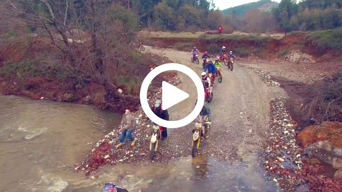 Ο Jonnhy Aubert στην Εύβοια μαζί με τους 30 τυχερούς Έλληνες αναβάτες.