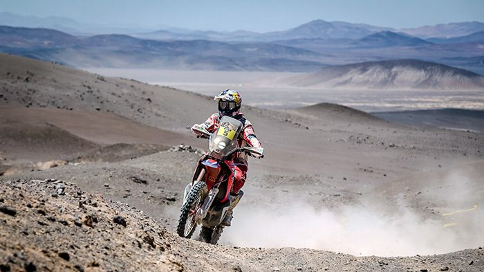 Πρώτος την 6η μέρα ο Helder Rodrigues του HRC, που πλέον βρίσκεται στην 6η θέση της γενικής, 36 λεπτά πίσω από τον πρώτο Barreda.