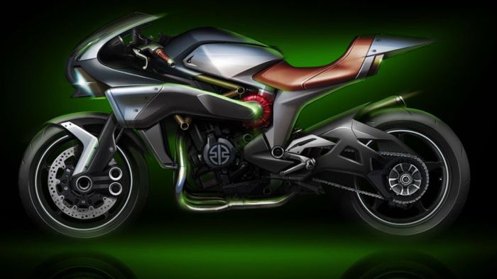 Spirit Charger ονομάζεται το σκίτσο που παρουσίασε η Kawasaki στο Tokyo. Μάλλον δεν θα μείνει πολύ έτσι.