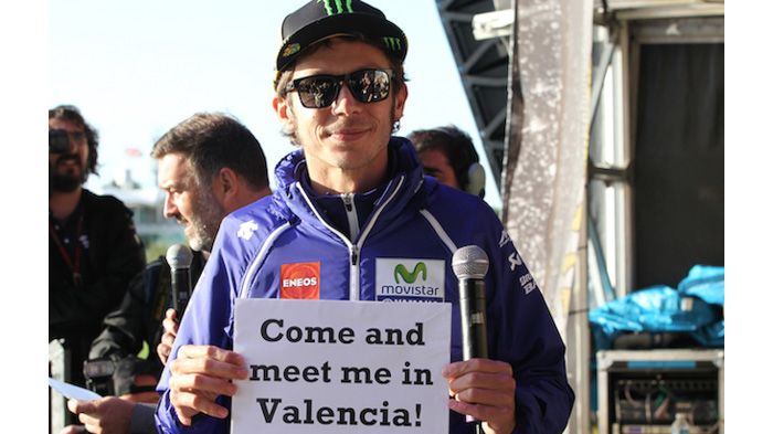 Συναντήστε με στη Valencia. Έγινε Valentino, έγινεεε!