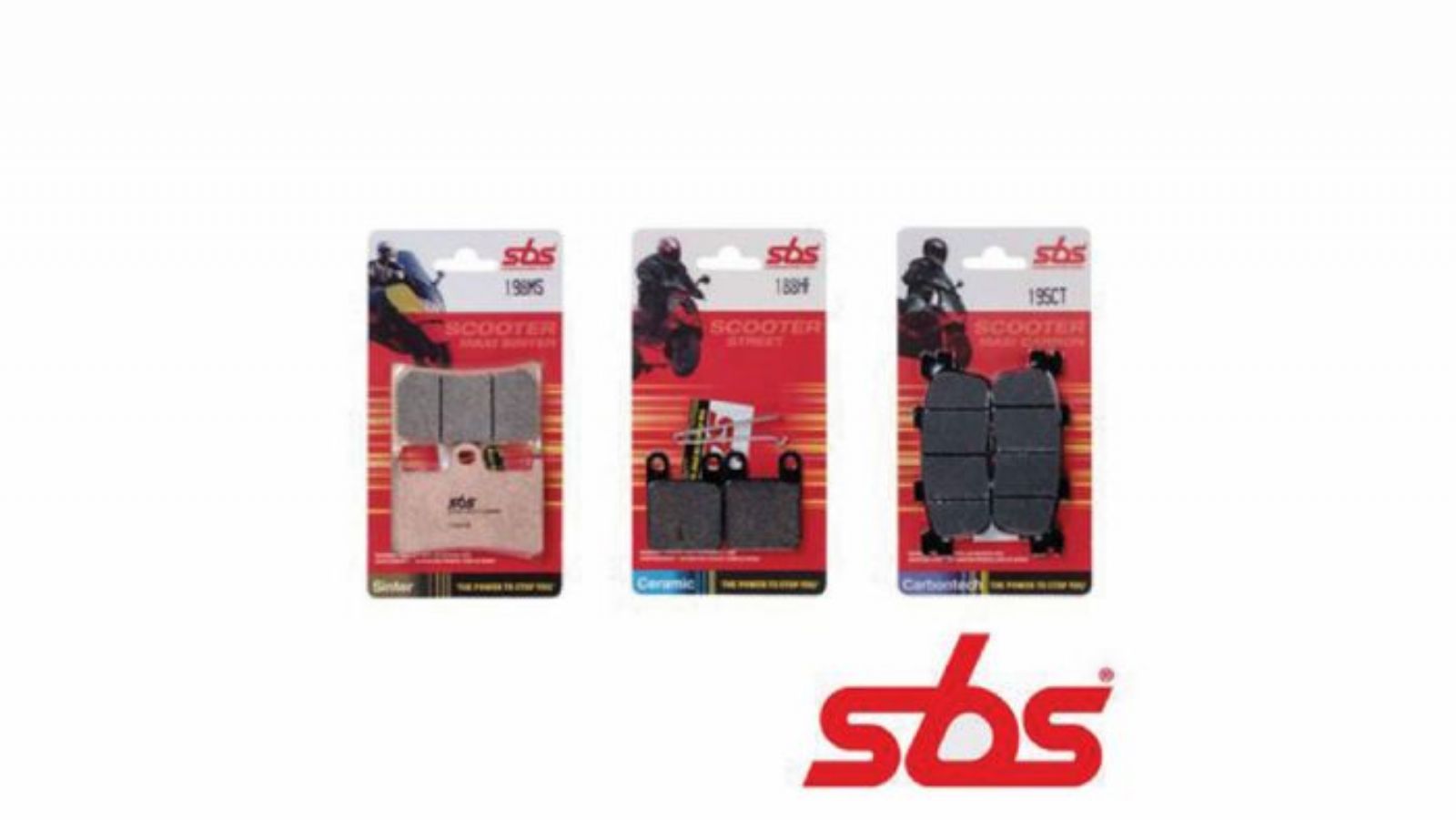 Πλήρης Γκάμα SBS σε σιαγώνες και τακάκια για scooter