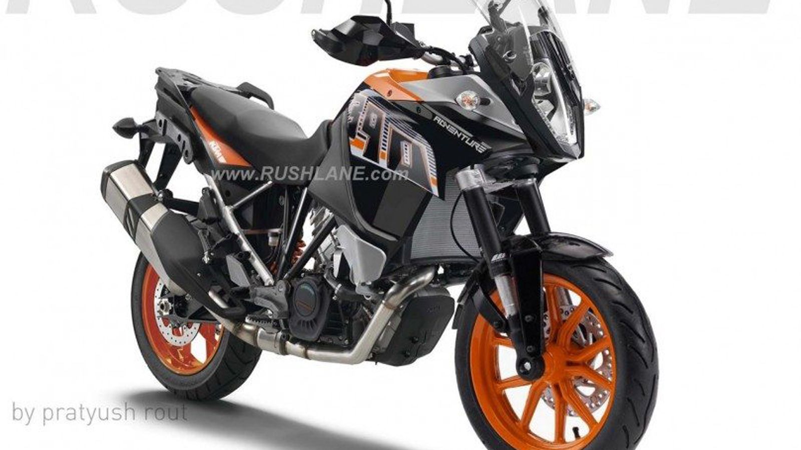 Μία από τις πολλές εικόνες που απεικονίζουν την πιθανή μορφή του 390 Adventure της KTM. 