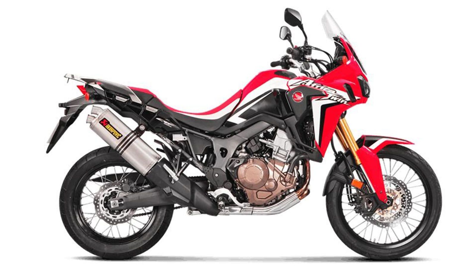 Νέο τελικό Akrapovic για την Africa Twin της Honda. 