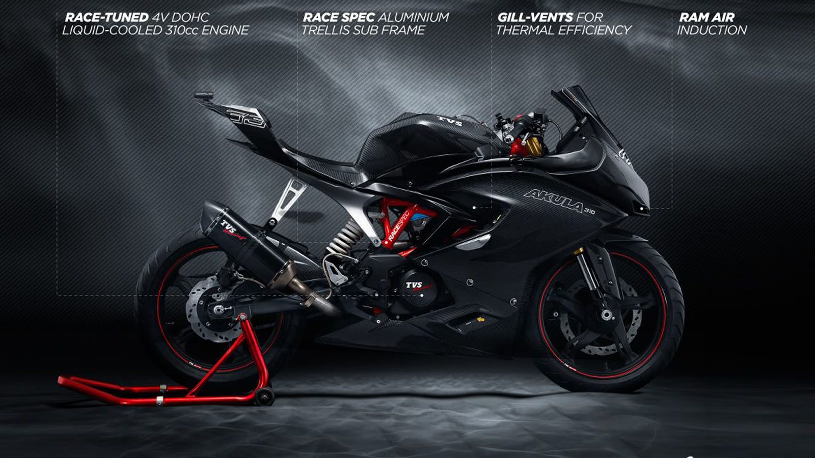 Το TVS Apache στην οριστική του μορφή