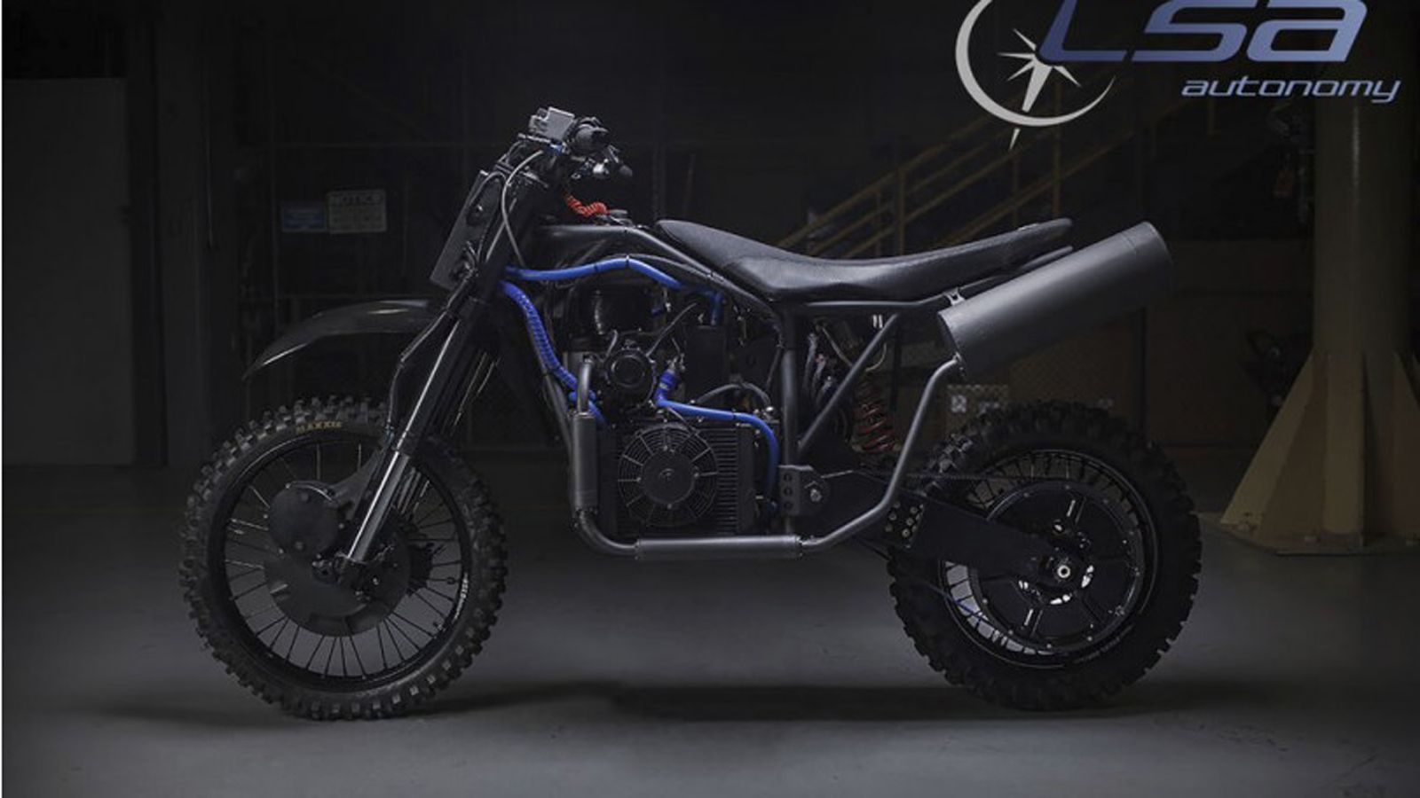 Η Nightmare, μία από τις δύο υβριδικές μοτοσυκλέτες της DARPA. 