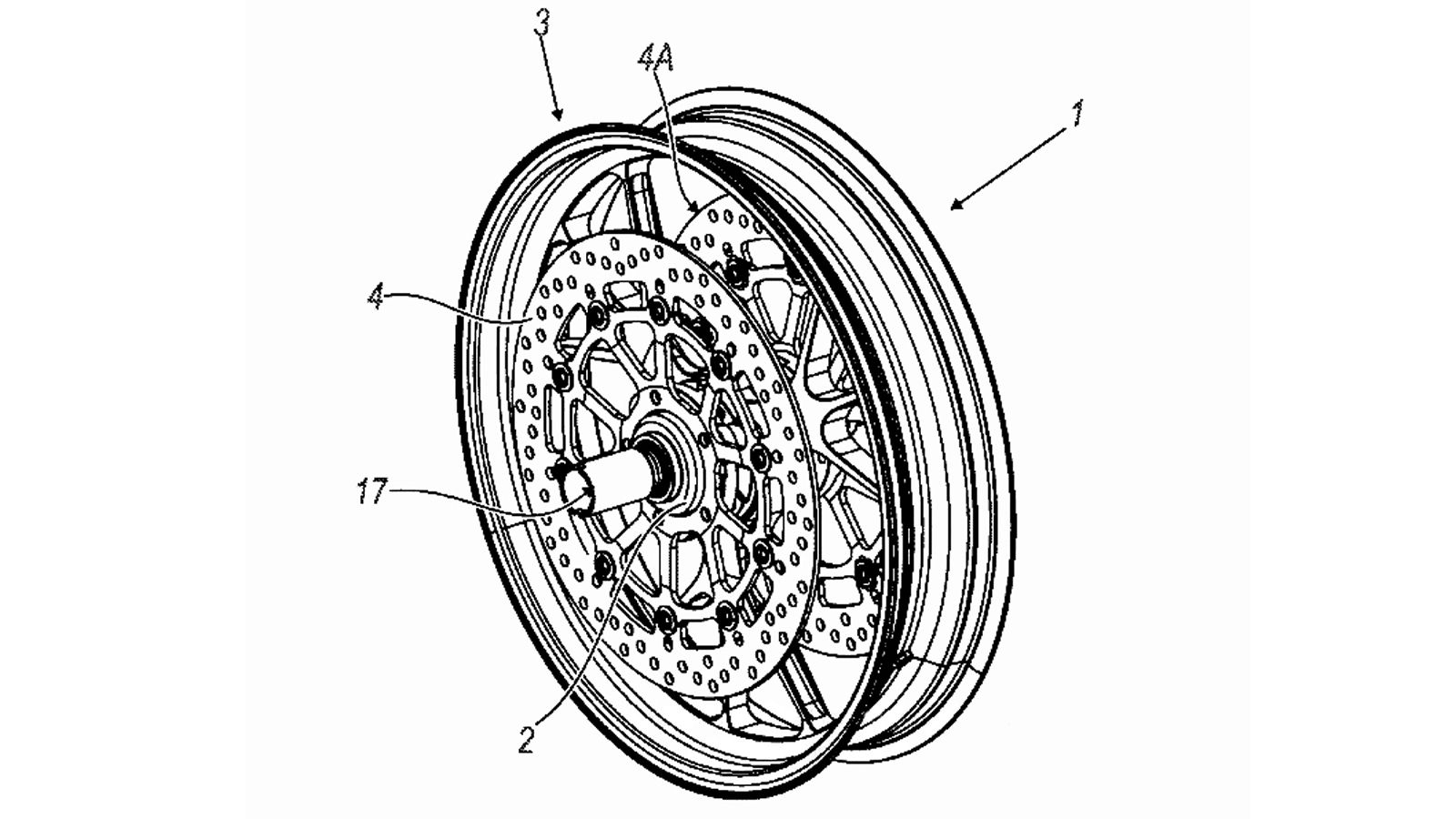 Το αρχικό σχέδιο του τροχού, του Claudio Domenicali. 