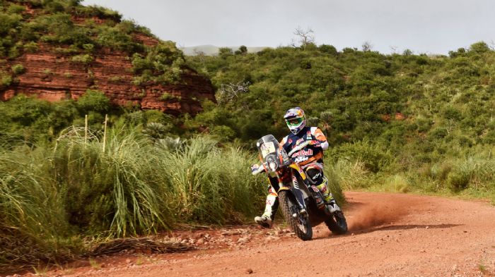 Ο Toby Price, οδεύοντας προς την νίκη.