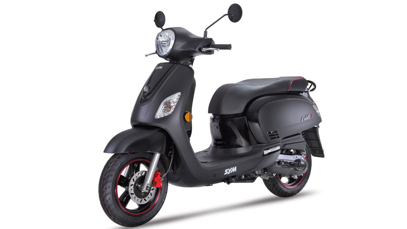Νέο μαύρο ματ χρώμα για το SYM Fiddle III. 