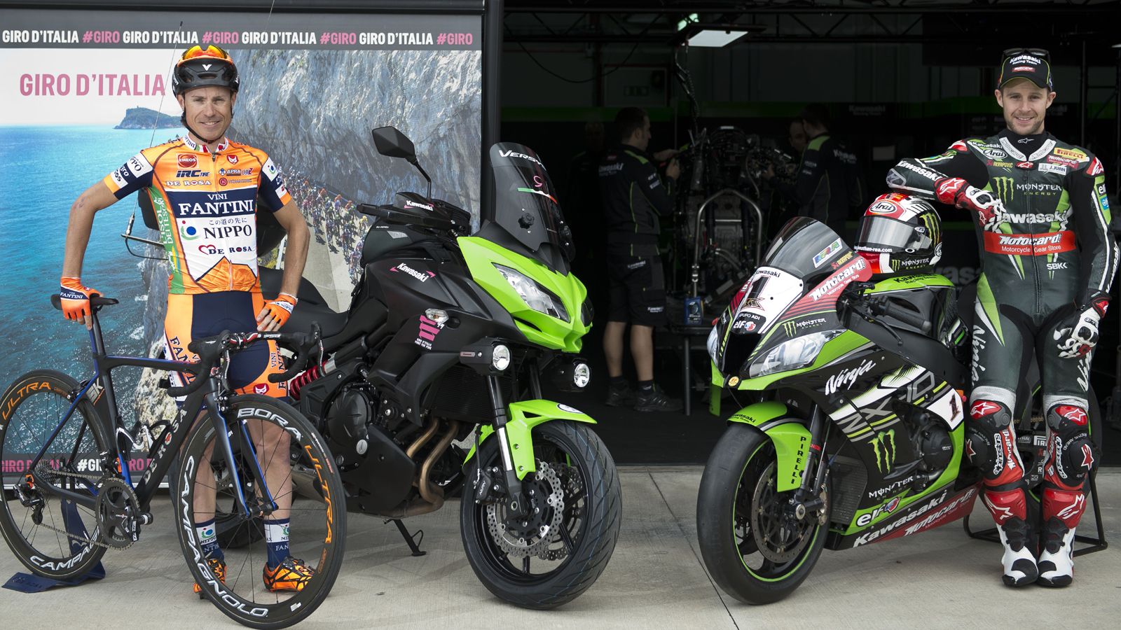 H Kawasaki θα είναι ο επίσημος πάροχος μοτοσυκλετών για τον αγώνα Giro D'Italia του 2016 και αποφάσισε να το γιορτάσει. 