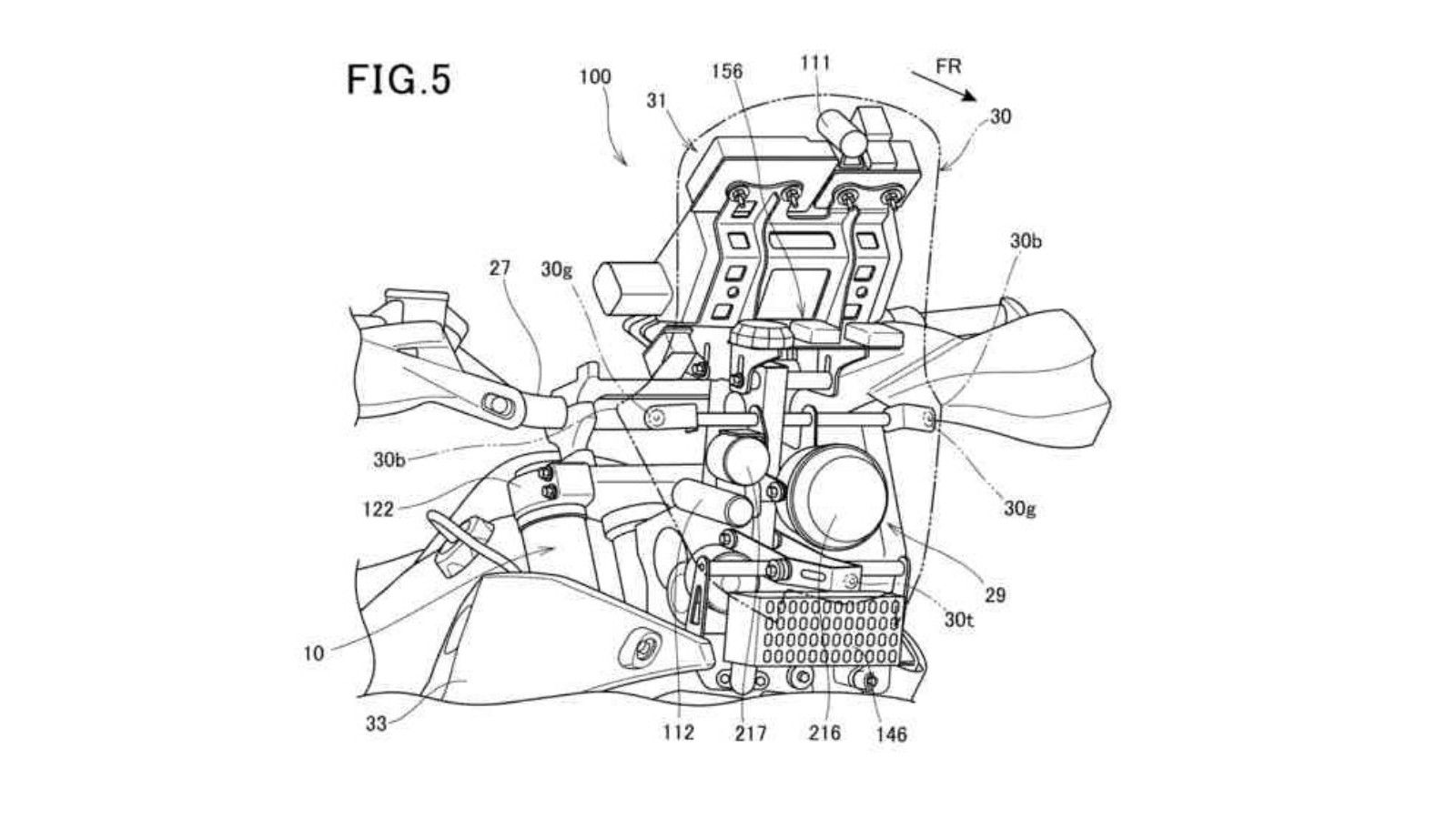 Τα σχέδια που κατατέθηκαν από την εταιρεία για πατέντα! Προσέξτε τις λεπτομέρειες και την έκταση των ηλεκτρονικών (η κάμερα που κοιτά τον αναβάτη με τ
