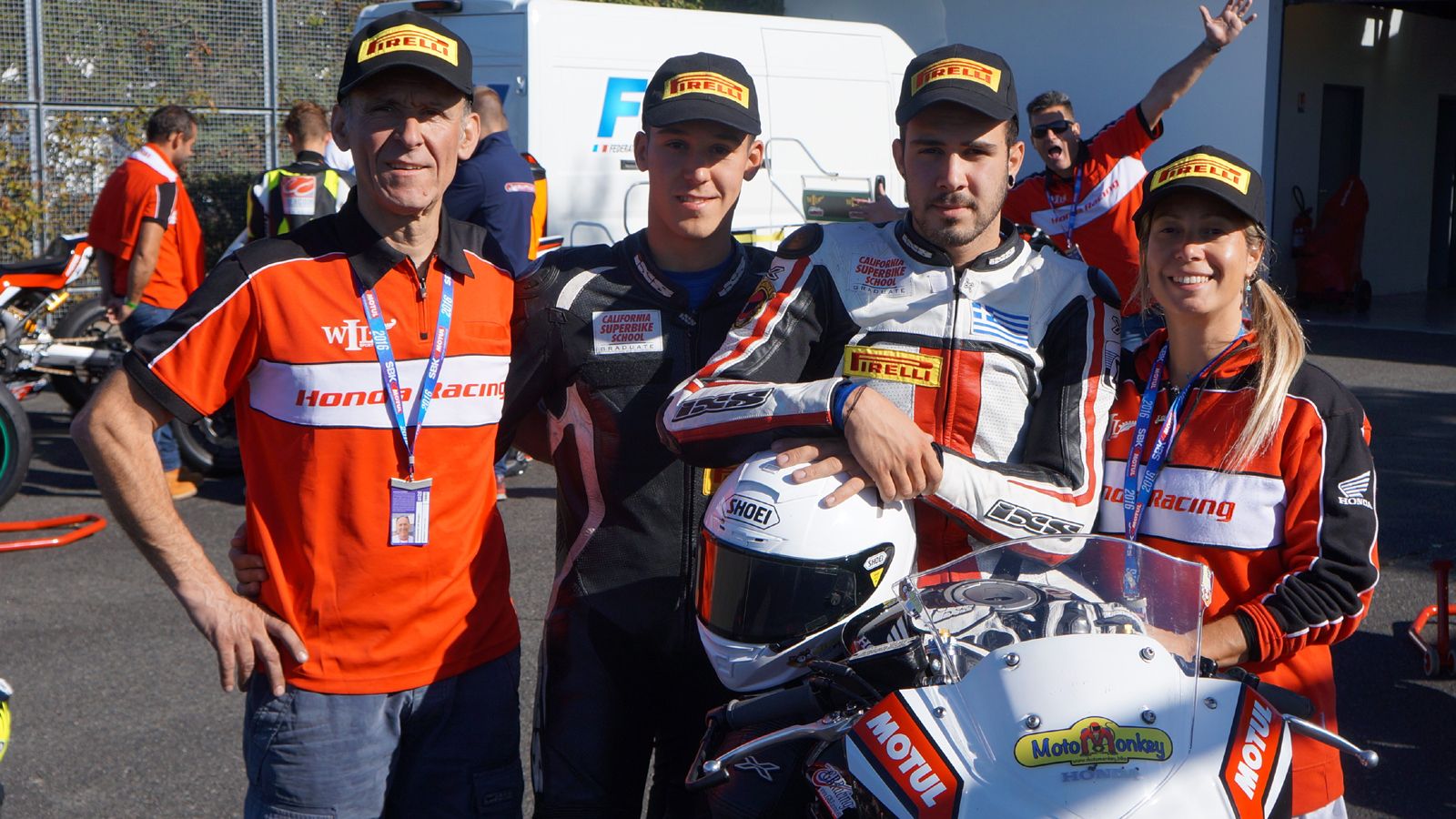 Στιγμές από το Σαββατοκύριακο των αδερφών Καρακώστα στο Magny-Cours