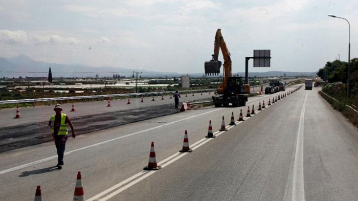 Κυκλοφοριακές ρυθμίσεις για τον κόμβο του Αιγίου.