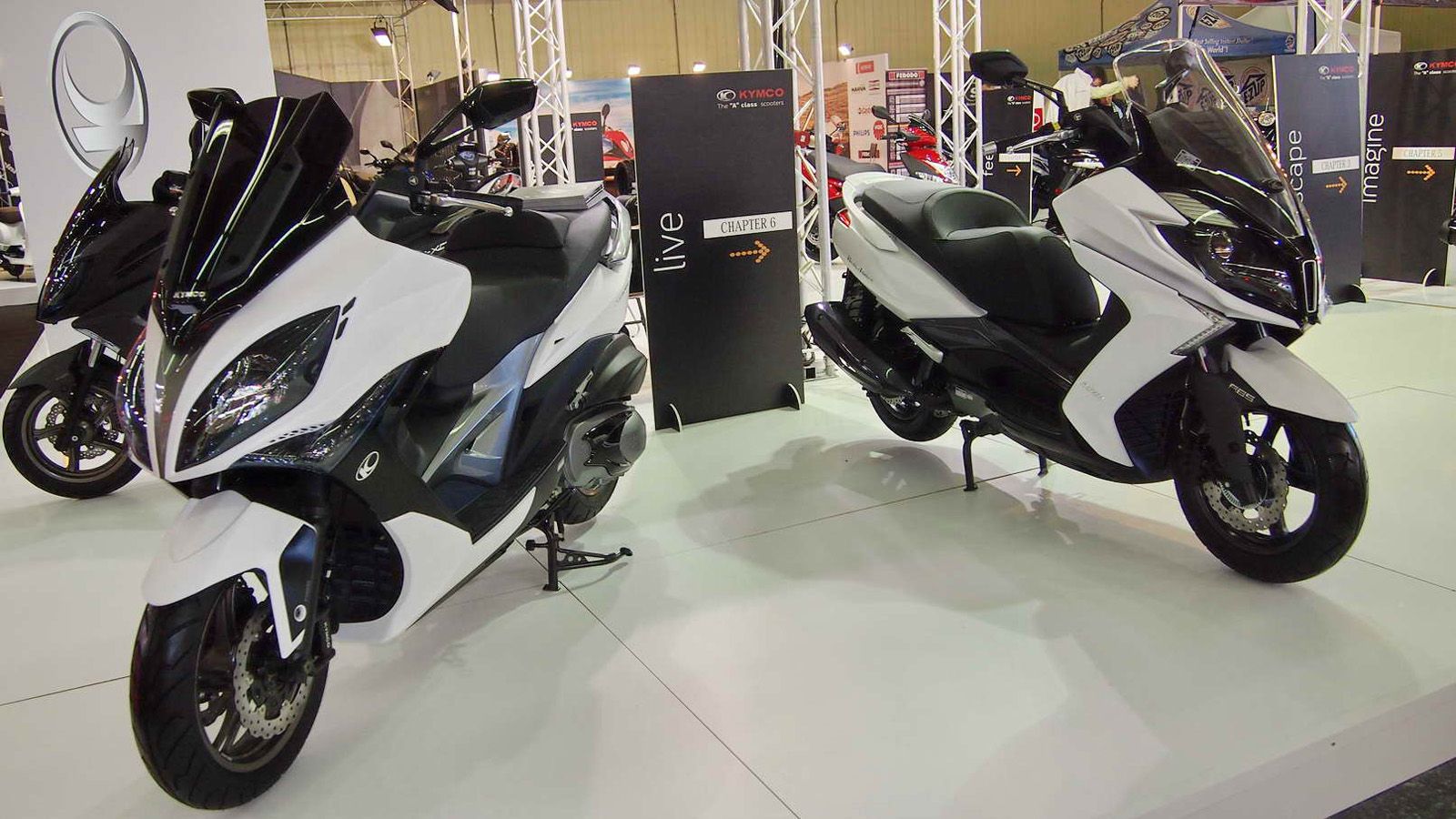 Κέρδισε τις εντυπώσεις το περίπτερο της KYMCO στο Scooter Moto Festival Θεσσαλονίκης. 