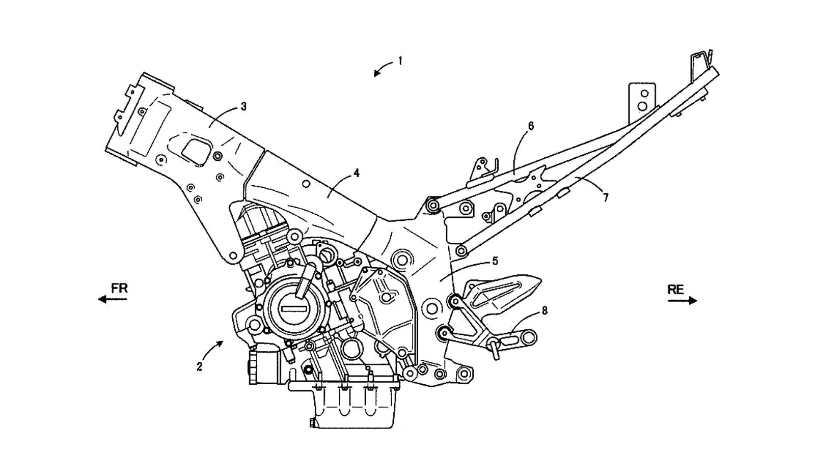 Το επίμαχο σχέδιο. Προσέξτε τα τμήματα που είναι αριθμημένα με 3, 4 και 5. 