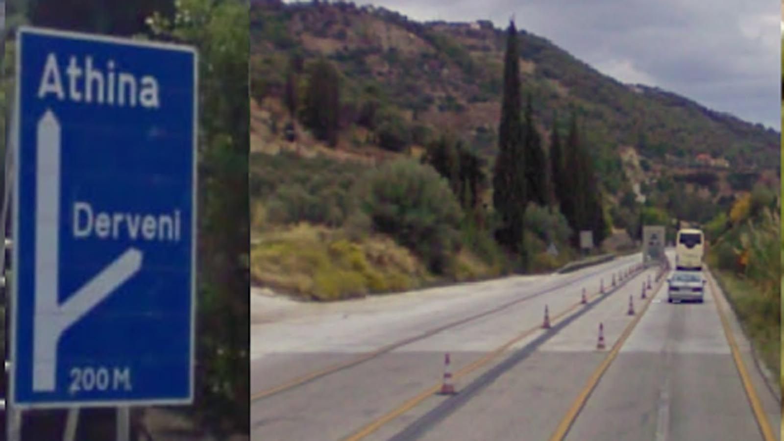 Προσωρινά κυκλοφοριακά μέτρα για την Ολυμπία Οδό, στο ύψος Ξυλοκάστρου-Δερβενίου. 