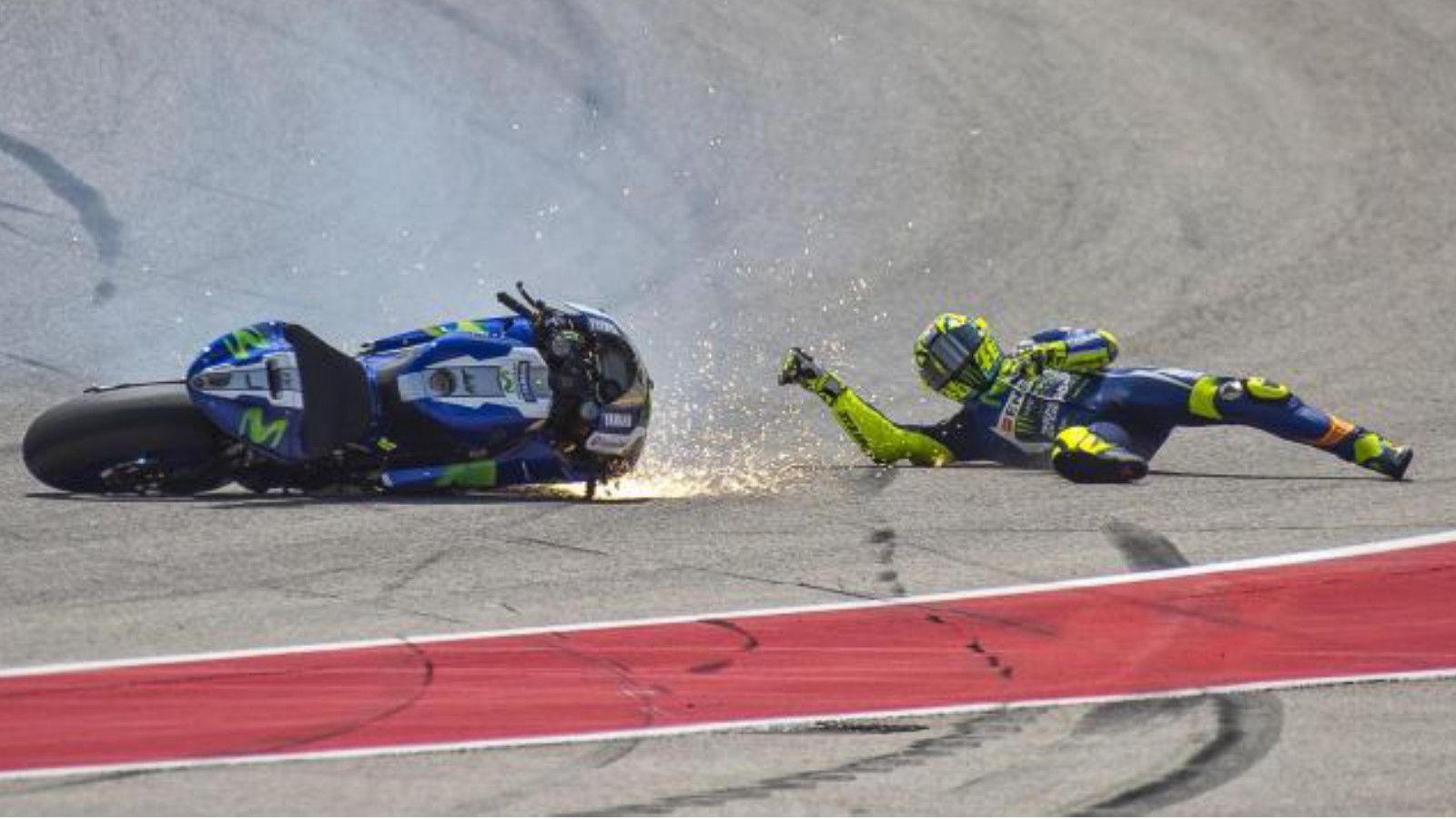 Ψύχραιμος παρά την πτώση του ο Rossi, ελπίζει σε καλύτερα αποτελέσματα στο μέλλον. 