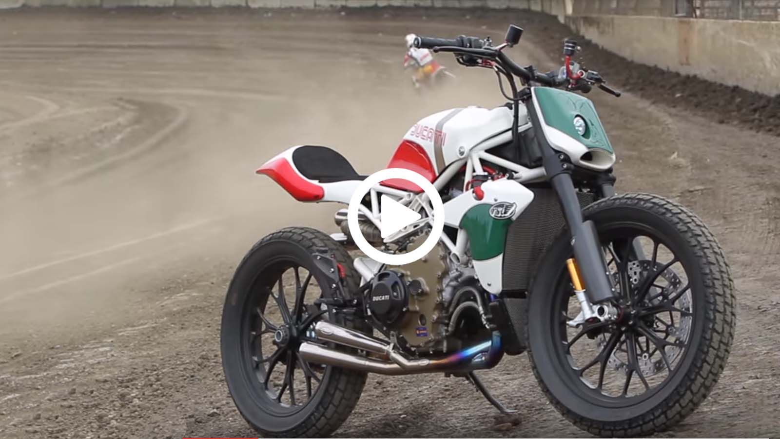 To πανίσχυρο Desmosedici RR σε μετατροπή για πίστες χώματος!