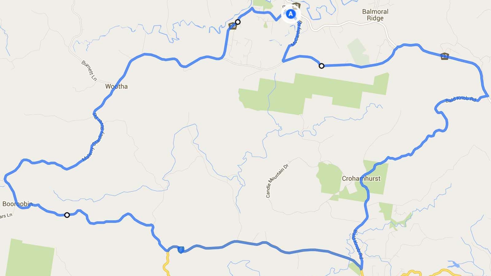 Η προτεινόμενη διαδρομή για το πιθανότατα επερχόμενο, ΤΤ της Αυστραλίας. 