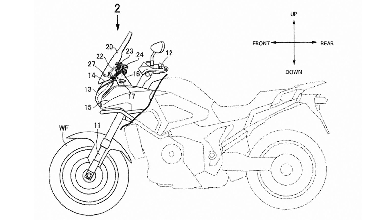 Τα σχέδια προς κατοχύρωση για τις αλλαγές, από την Honda. Προσέξτε τον ρυθμιστή της ζελατίνας (με τον αριθμό 37). 