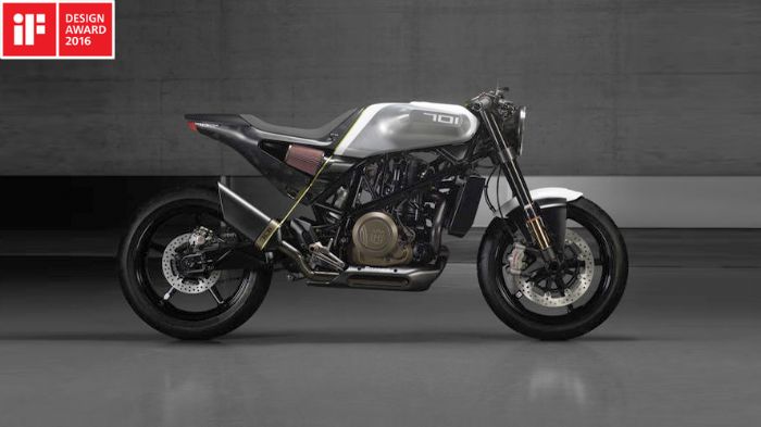 Bραβείο σχεδίασης από τον οργανισμό iF, στο Husqvarna Vitpilen 701.