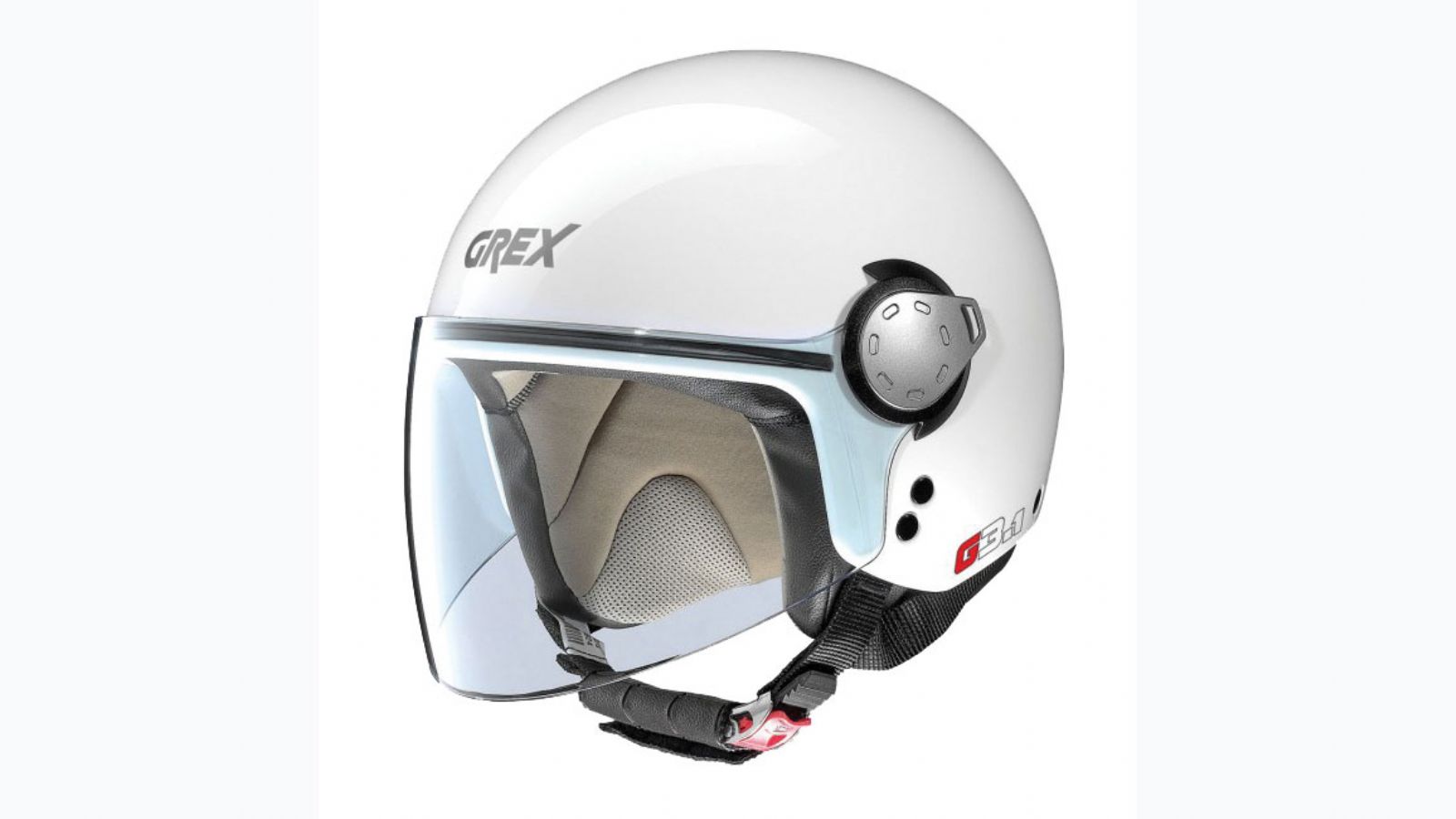 Κράνος Grex Demi Jet G3.1 Kinetic 04 Metal White