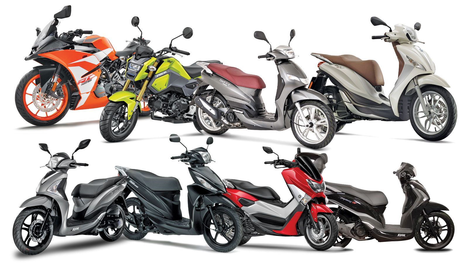 8 μοτοσυκλέτες για Α1 δίπλωμα