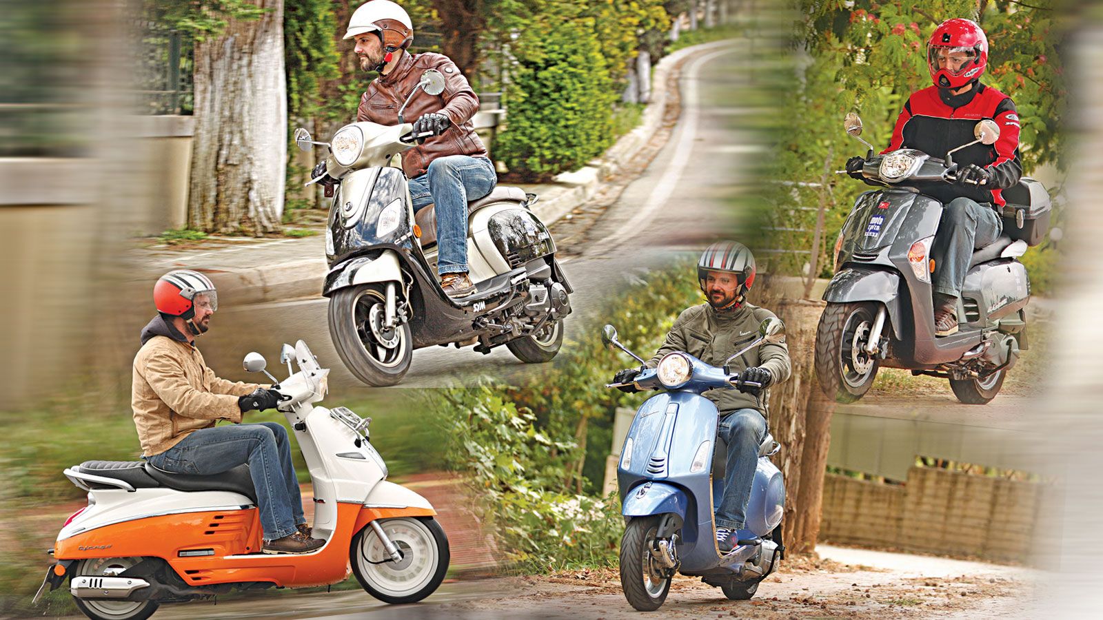 4 άνετες επιλογές για ρετρό scooter	