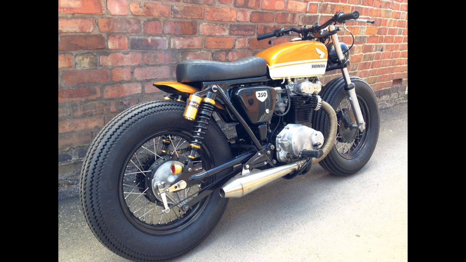 Το custom scrambler Honda CΒ350
