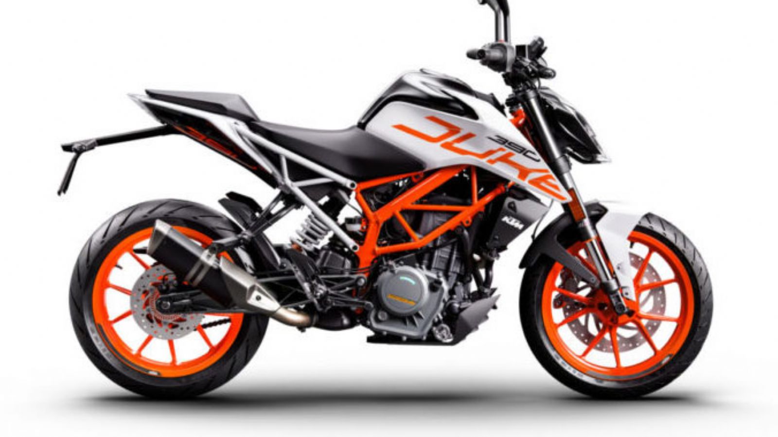  H νέα KTM Duke 390 σε λευκό χρώμα