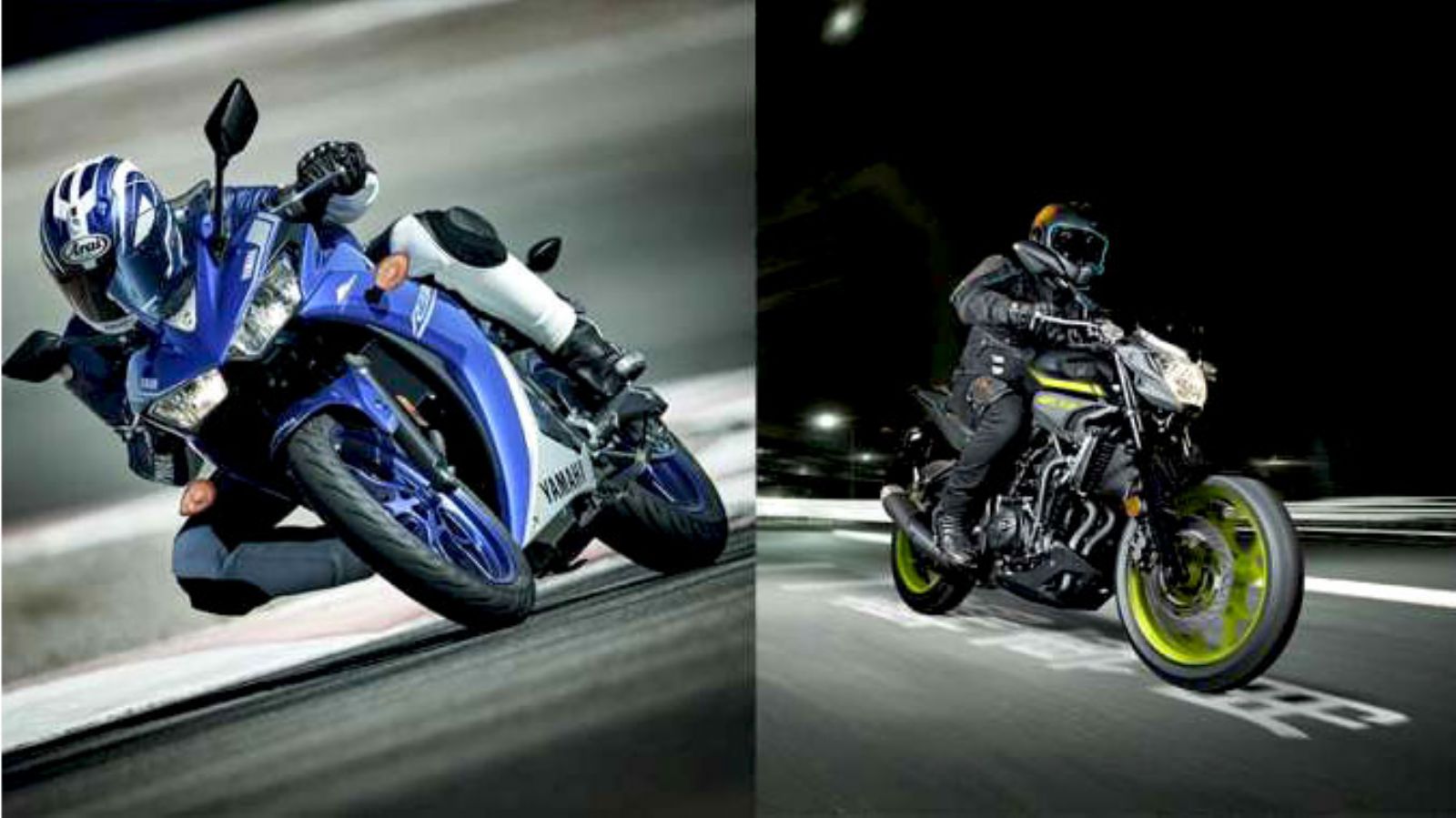 Τα μοντέλα Yamaha YZF-R3 & MT-03 σε νέες αποχρώσεις