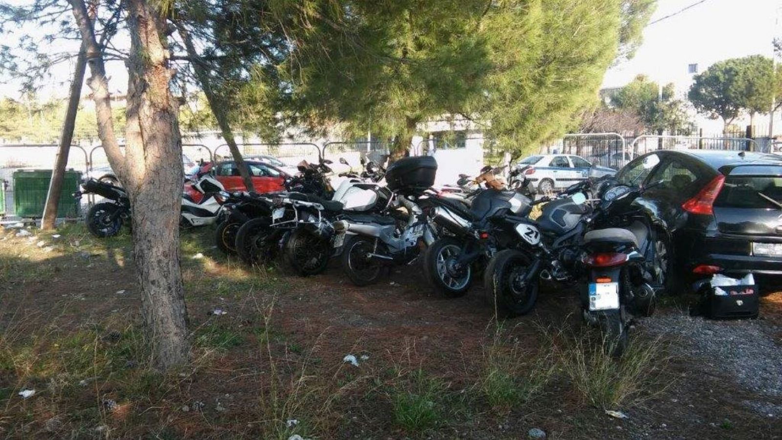26 μοτοσυκλέτες μεγάλου κυβισμού έχουν κατασχεθεί.