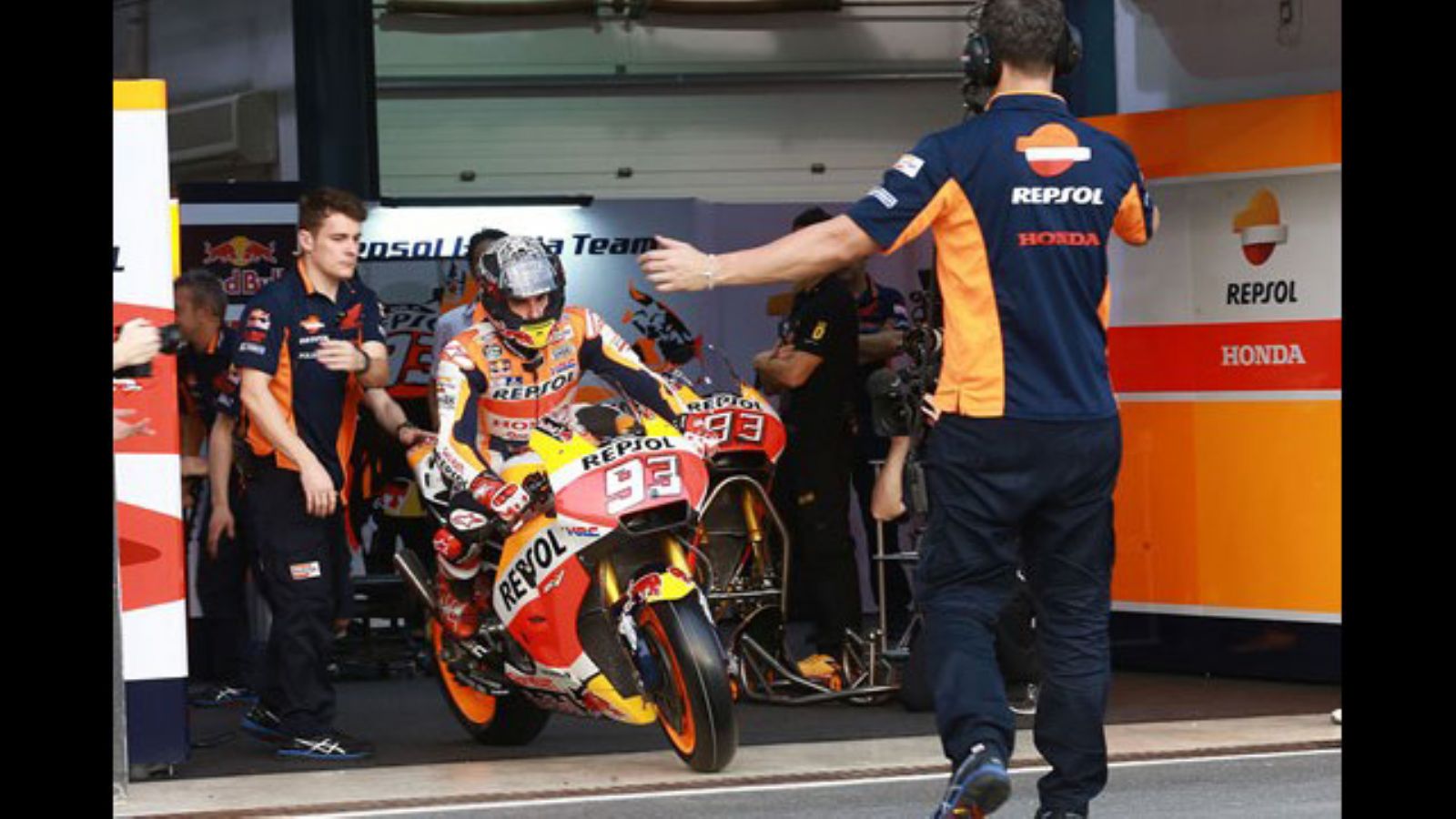 Ο παγκόσμιος πρωταθλητής MotoGP Marquez στο Κατάρ