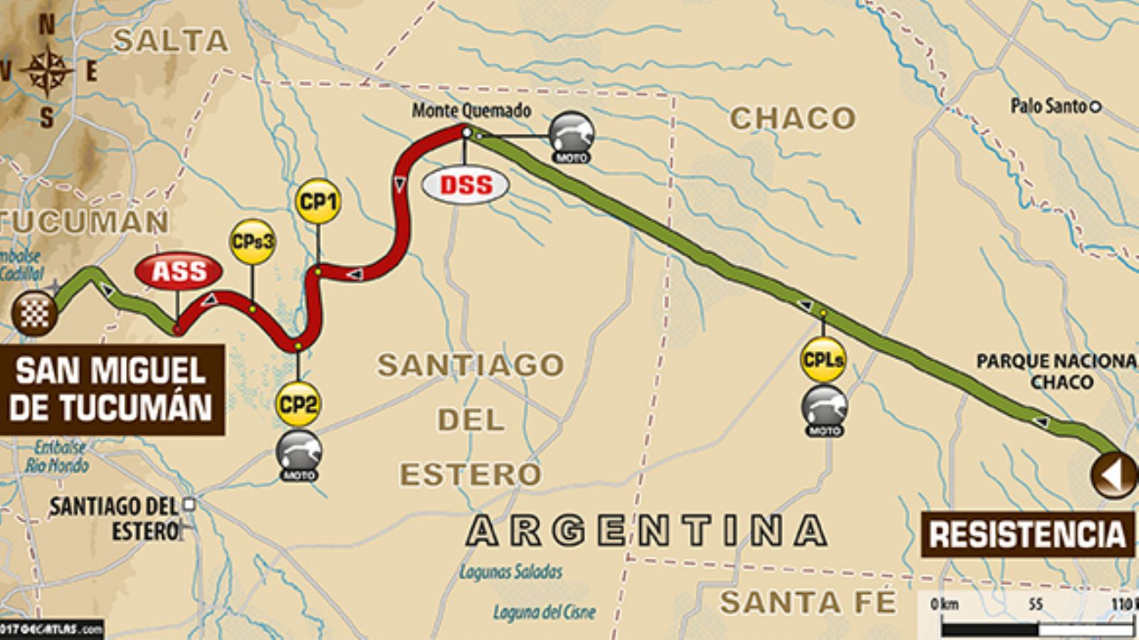 Χάρτης της 2ης ειδικής διαδρομής!