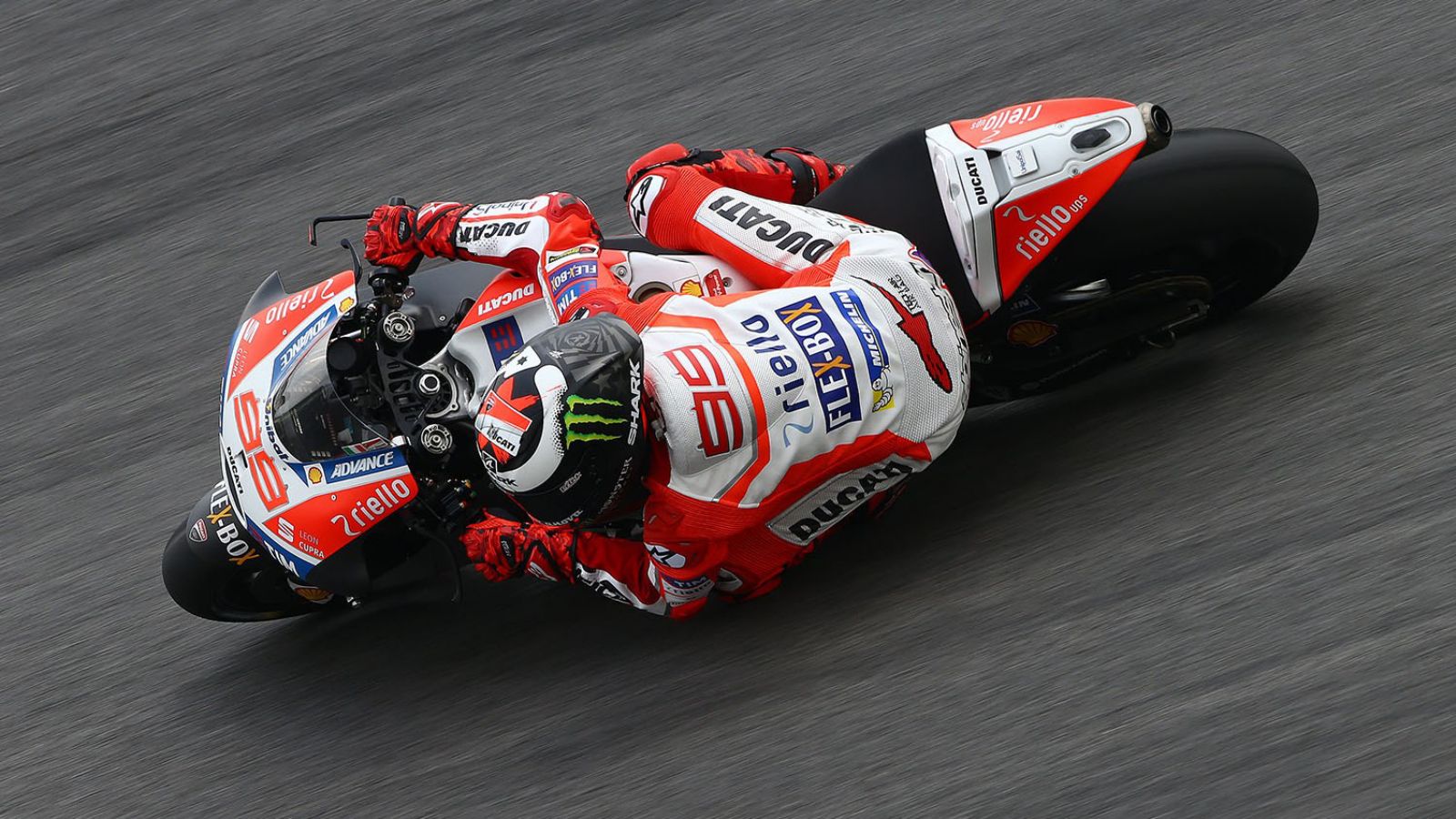 Ο Jorge Lorenzo με την μοτοσυκλέτα της Ducati!