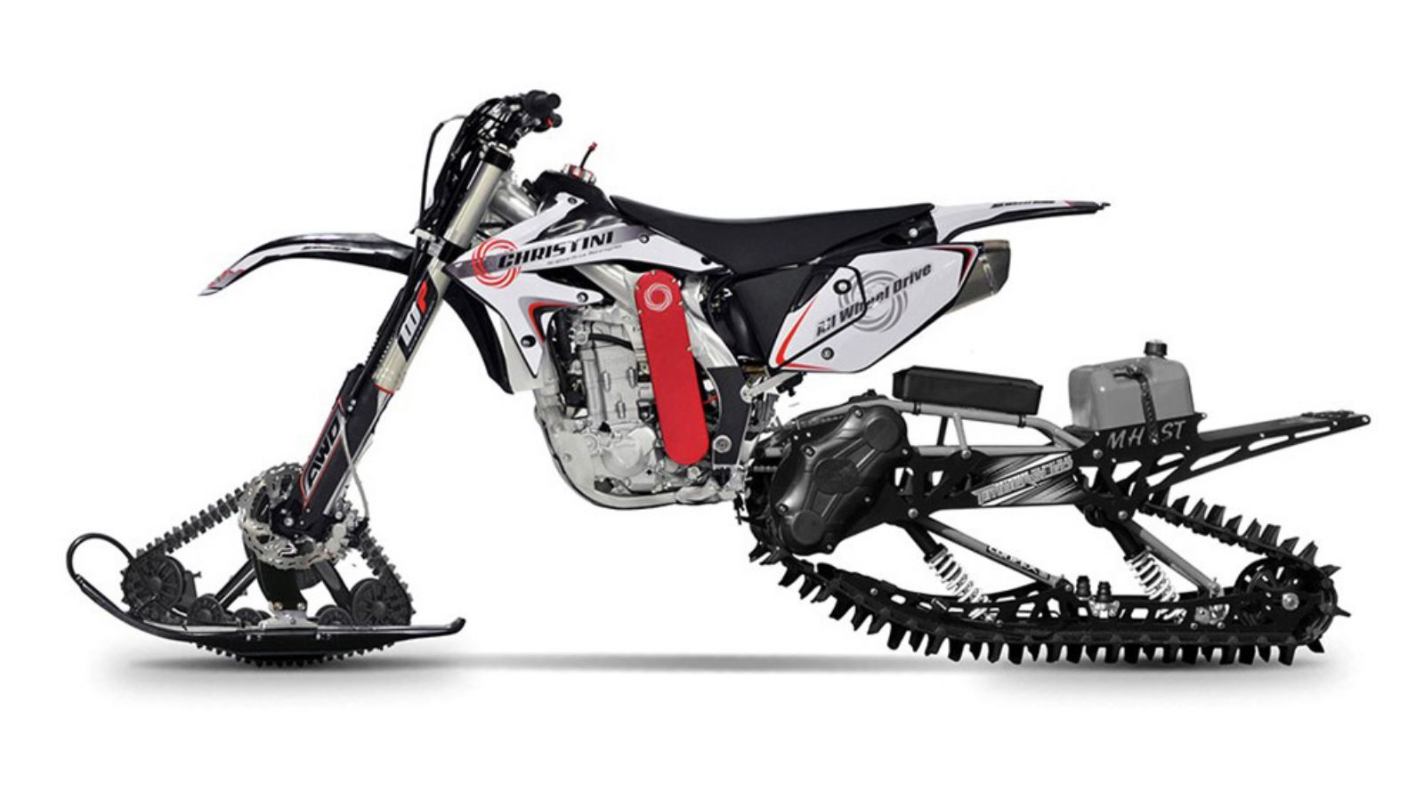 H απόλυτη χιονομοτοσικλέτα από την Christini!