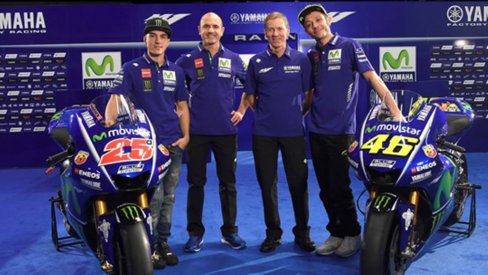 H ομάδα της Movistar Yamaha!
