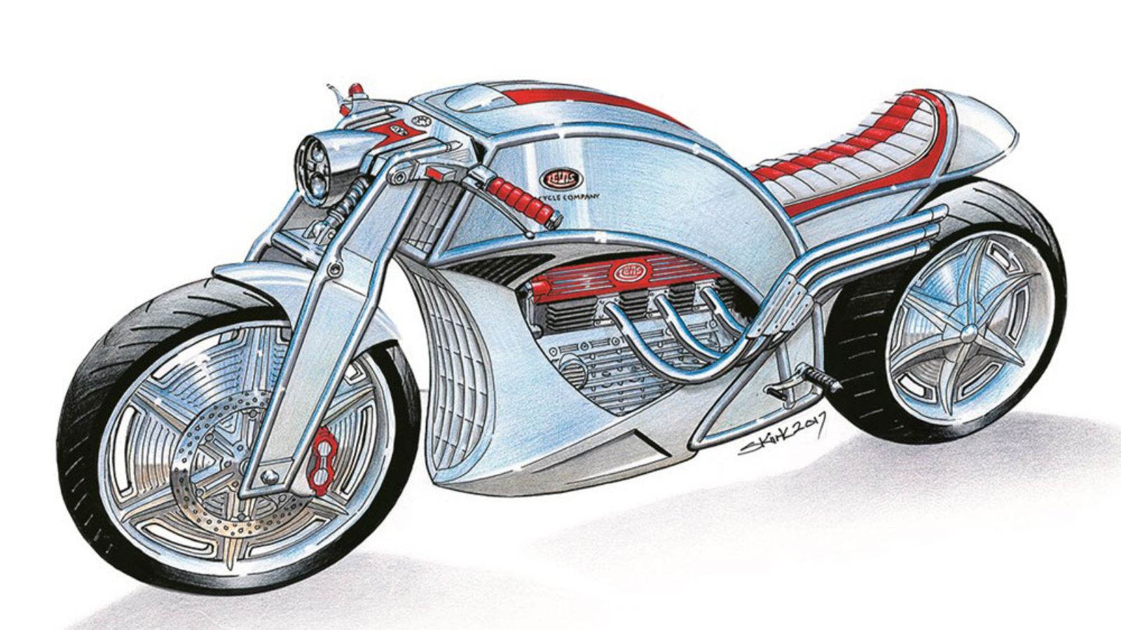 Cafe racer αισθητική με σύγχρονες πινελιές