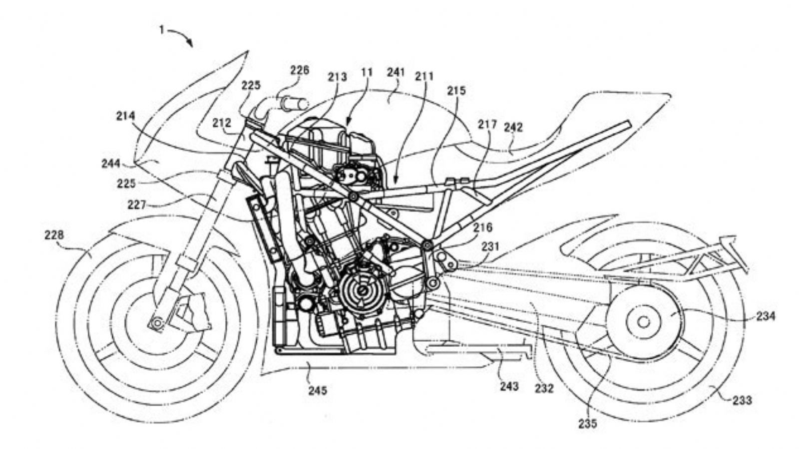 Τα σχέδια της υπερτροφοδοτούμενης μοτοσυκλέτας