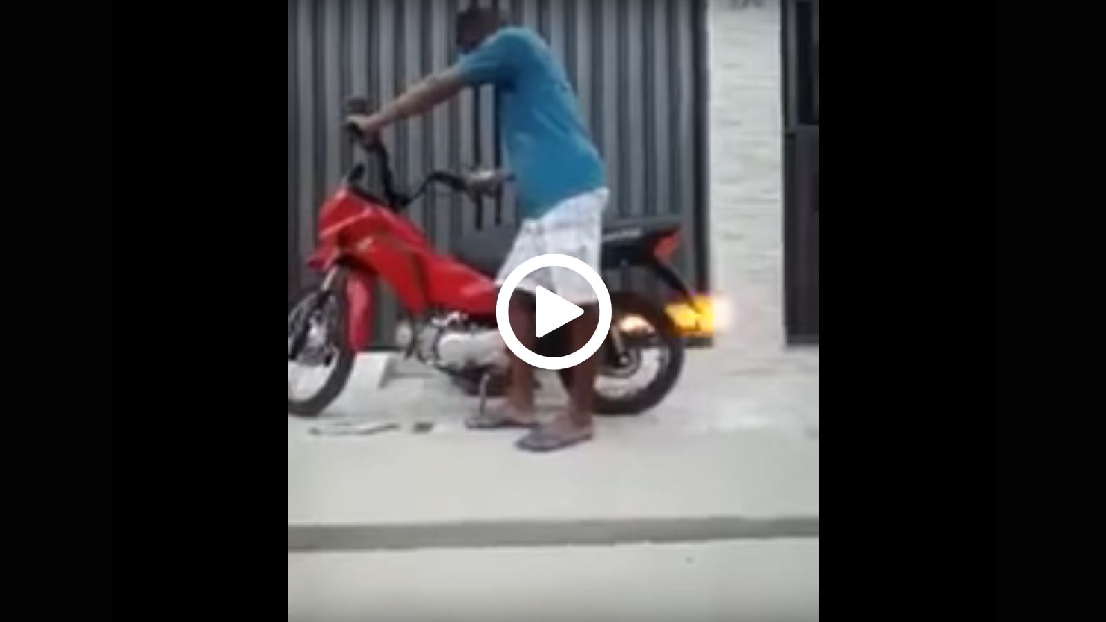 «Βελτίωση» μοτοσυκλέτας τσάμπα