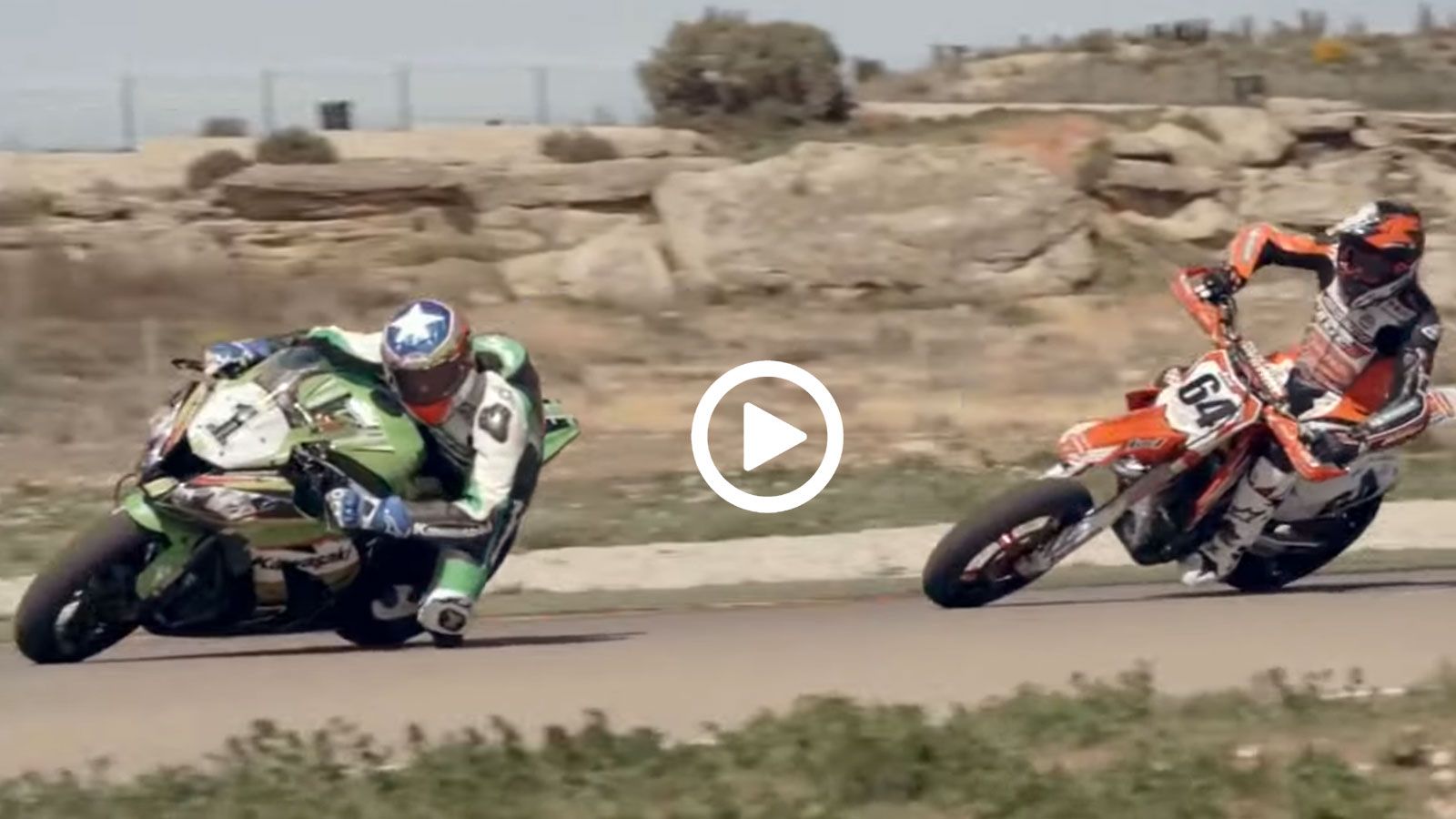 Superbike εναντίον Supermoto