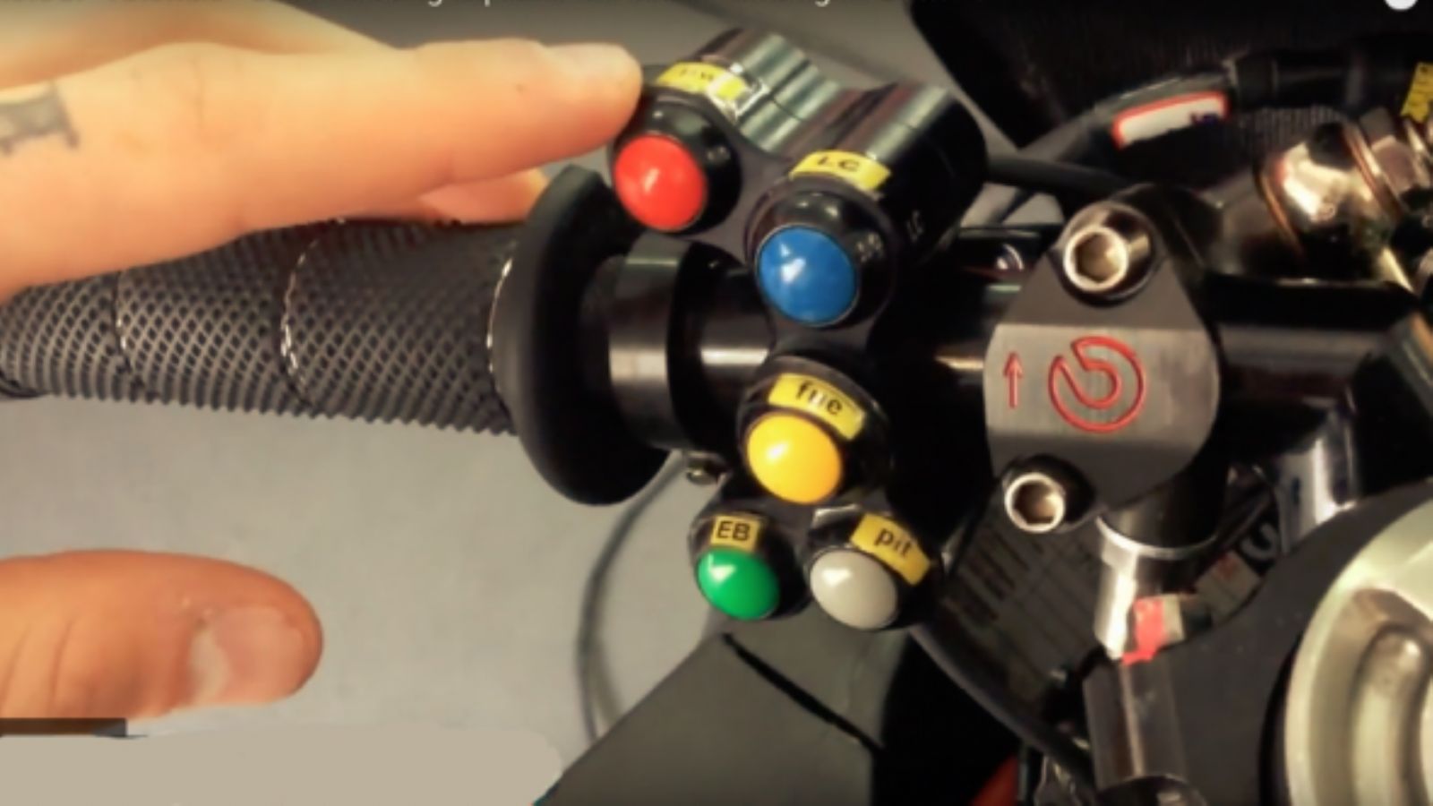 Πώς χρησιμοποιούνται τα κουμπιά του MotoGP. 