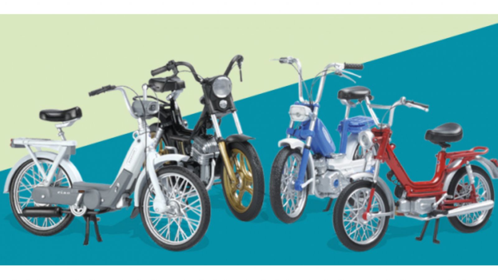 Επιστρέφουν τα μοτοποδήλατα σε κλίμακα 1:18.