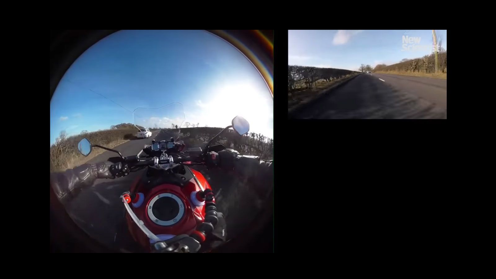 Οθόνη μέσα στο κράνος