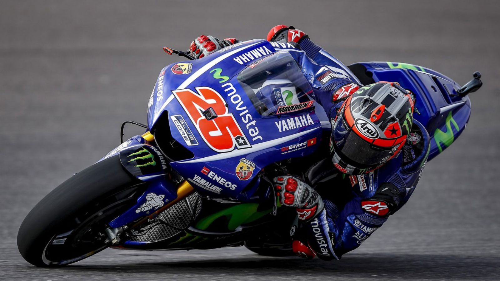Ο Maverick Vinales πάνω στη Yamaha M1