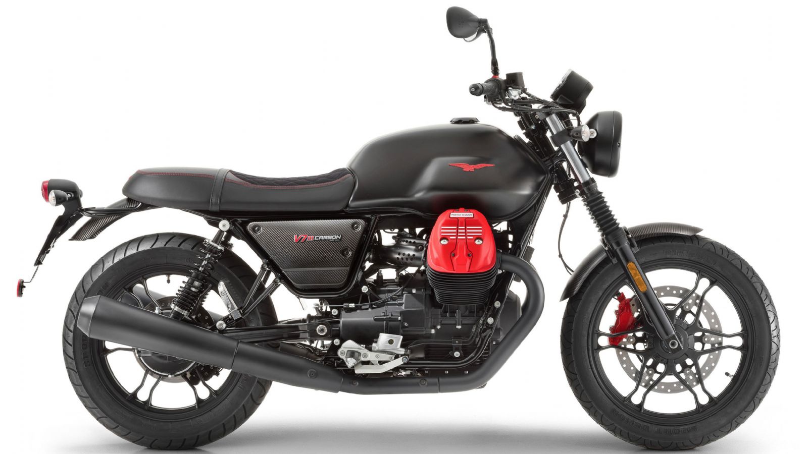 Μαύρο ματ με κόκκινες λεπτομέρειες